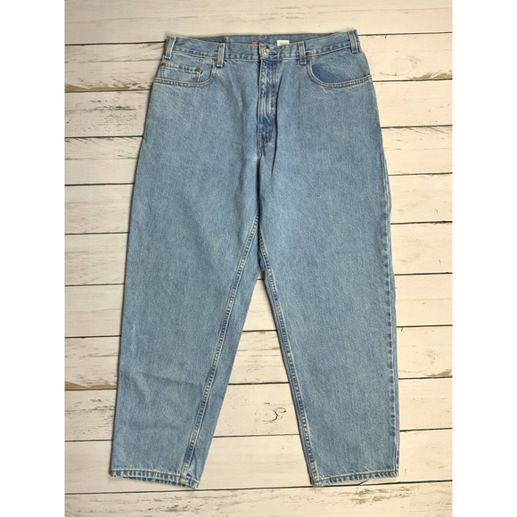 Vintage Levis 560 Jeans Mens 38 x 30 Blue Loose Baggy Relaxed Taper Denim Pants - Picture 1 of 11